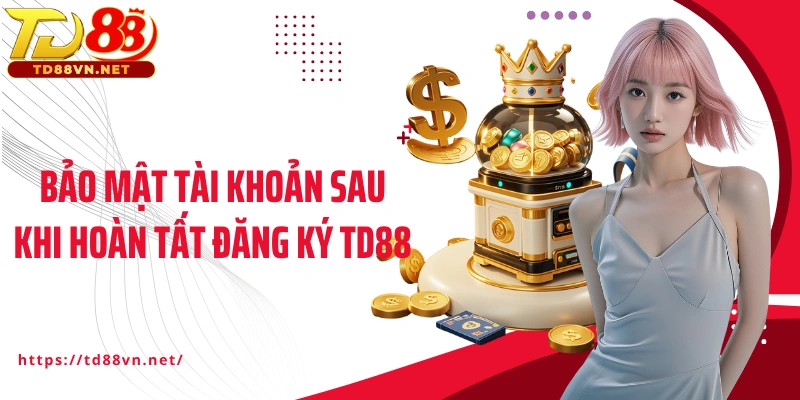 Bảo mật tài khoản sau khi hoàn tất đăng ký TD88