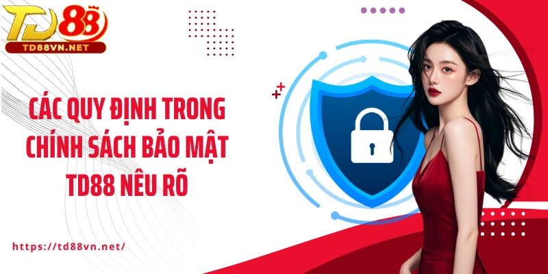 Các quy định trong chính sách bảo mật TD88 nêu rõ