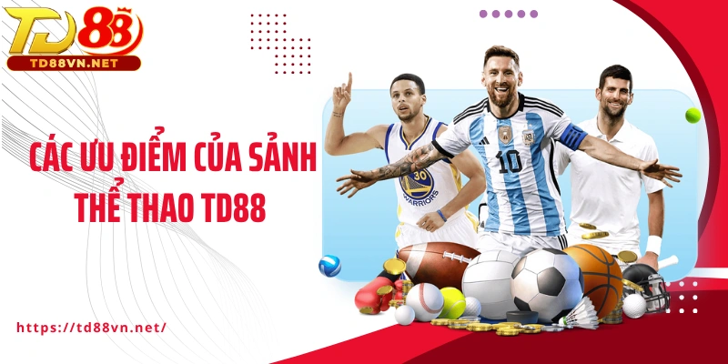 Các ưu điểm của sảnh thể thao TD88 thu hút cược thủ