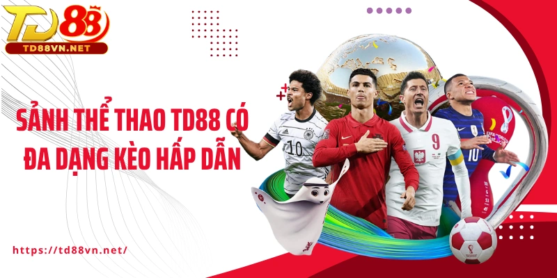 Sảnh thể thao TD88 có đa dạng kèo hấp dẫn